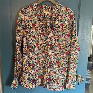 Floral Button-Up Shirt
